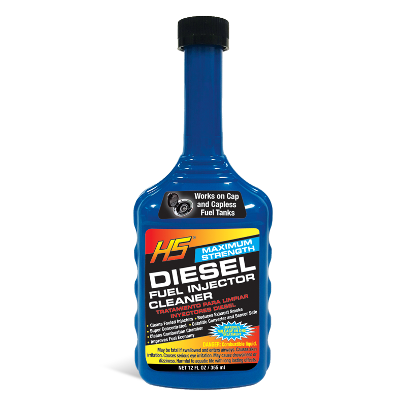 HS Diesel Fuel Injector Cleaner Blue Bottle 12oz