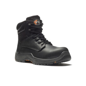 V12 Bison Waxy Safety Boot Black