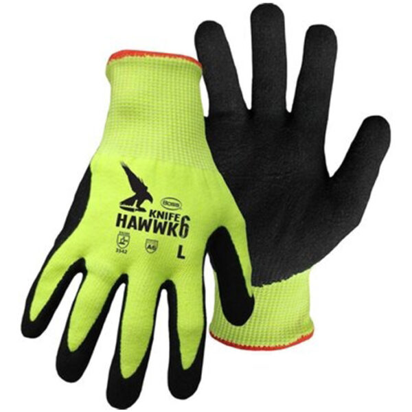 Boss® Knife Hawwk 6 Cut Resistant Gloves