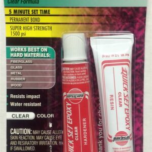 Versachem Crystal Clear Epoxy Tubes