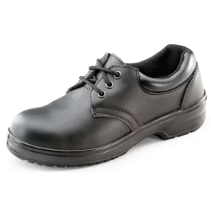 BEESWIFT Ladies Steel Toe Shoe Black