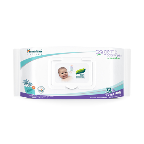 Gentle Baby Wipes 72'S
