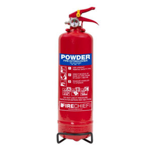 Firechief 1Kg Powder Fire Extinguisher (ABC)