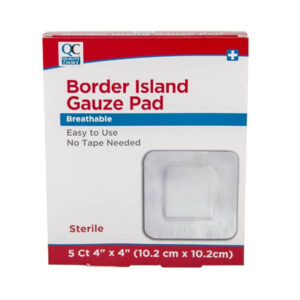 Border Island Gauze Pad 4" X 4" (5's)