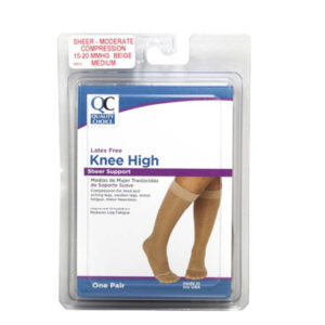 Stocking Support Knee Hg 15-20Mm Beige Medium/Large/Extra Large 1 Pr