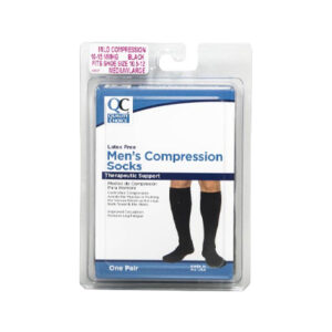 Socks Knee High Men's 8-15mmHg Black M/L/XL, 1 pr