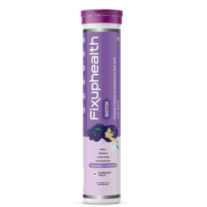 BIOTIN Effervescent Tabs 20's Hair & Nails w-Selenium-Amino Acids-Zinc & Vitamins Orange Flavr - FIXUPHEALTH