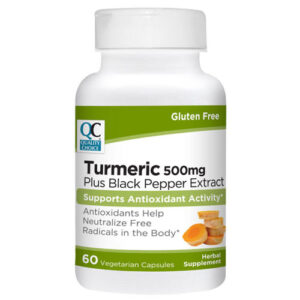 Turmeric 500mg w/Black Pepper Extract Caps 60's