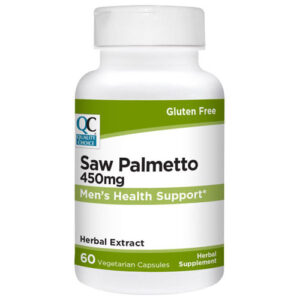 Saw Palmetto 450 mg Capsules QC, 60 ctx