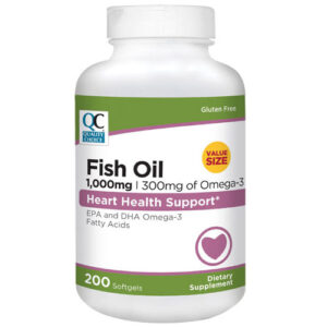Omega-3 Fish Oil 1000mg Softgels 200ct - (C12)