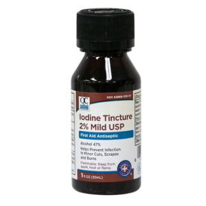 Iodine Tincture, Mild, 2%, (1oz) - QC®