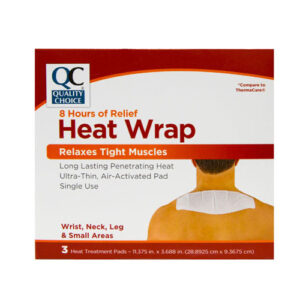 Heat Wraps 8-HOUR Neck/Shoulders 3's - QC® cmp to THERMACARE®