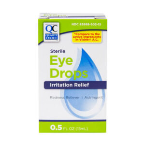 Eye Drops Irritation Relief 0.5oz - QC cmp to VISINE®