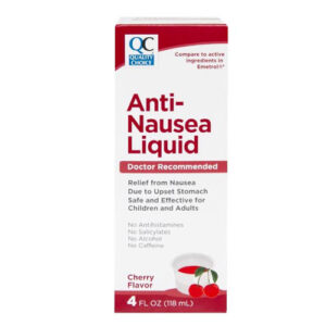 Anti-Nausea Liquid QC Cherry Flavor 4 oz - QC® .. cmp to EMETROL®